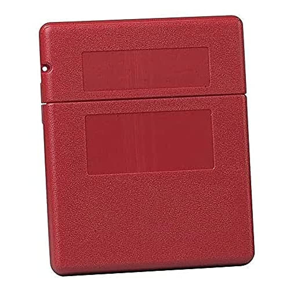 Justrite S23303 Flip Top Document Storage Box - Secure File Organizer for Office, Home & School - Perfect for Legal Papers, Receipts & Important Documents