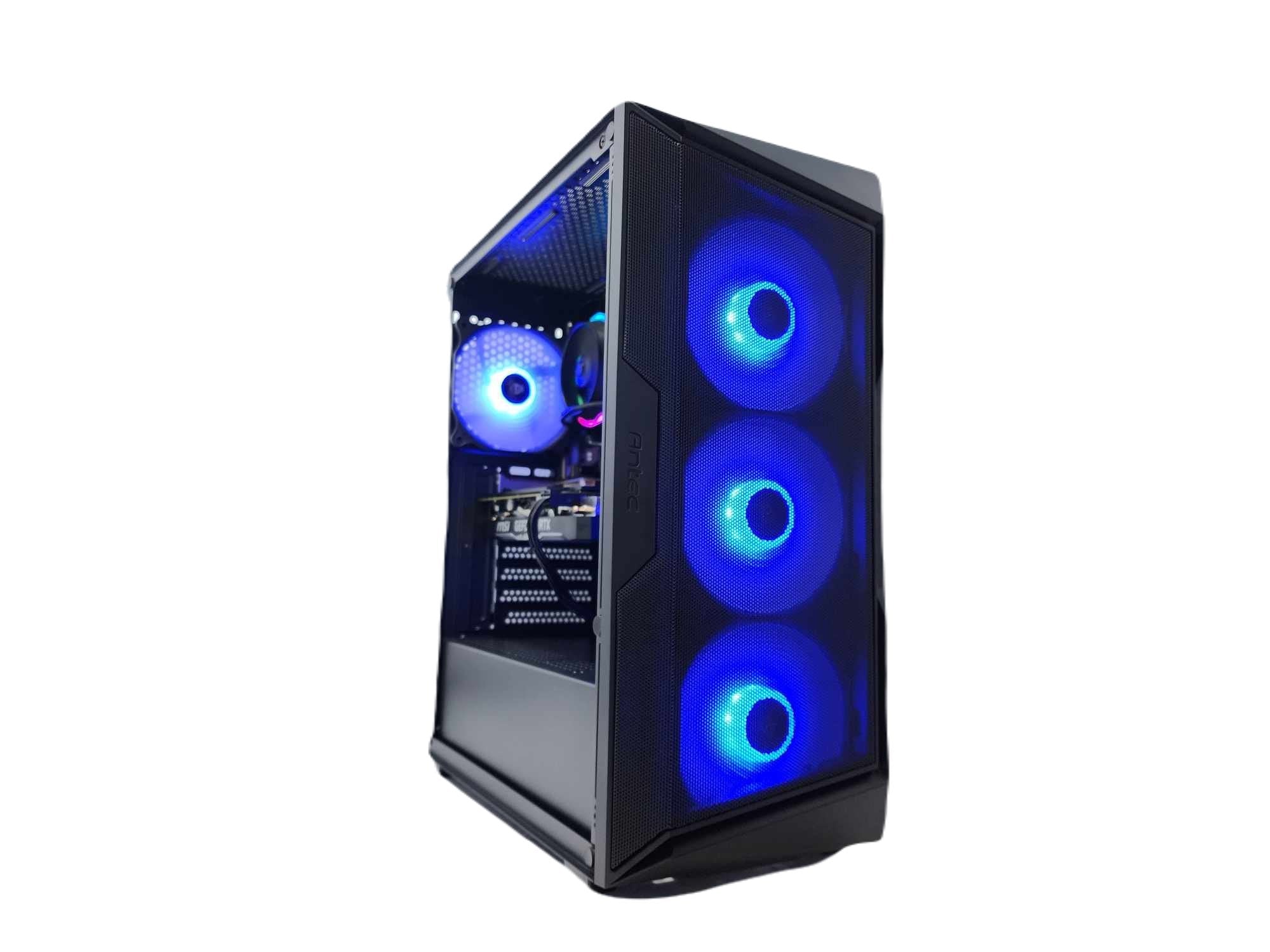 Custom Gaming PC Desktop Computer - Intel Core i5, NVIDIA RTX 5060, 1TB SSD, 32GB DDR5 RAM, B760 Motherboard (Black) - Perfect for 4K Gaming, Streaming & Content Creation