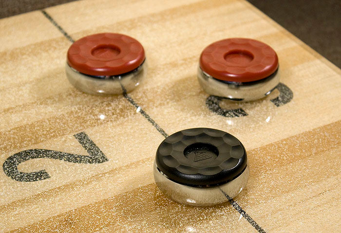 Premium Shuffleboard Replacement Pucks - High-Performance Polymer Discs for Indoor/Outdoor Game Tables - Perfect for Bars, Game Rooms & Family Fun Nights