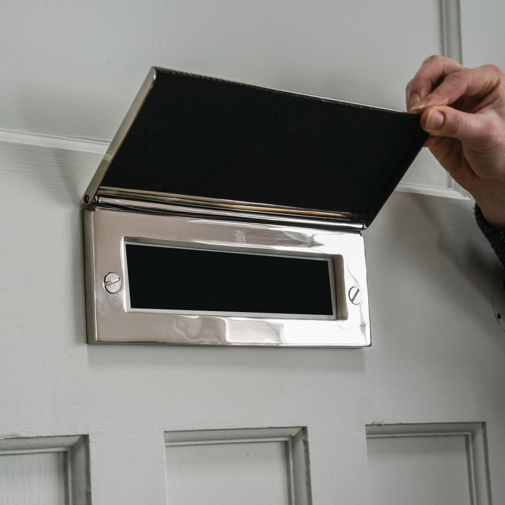 Polished Nickel Heavy Duty Letter Organizer - Perfect for Home Office, Mail Sorting & Desk Organization