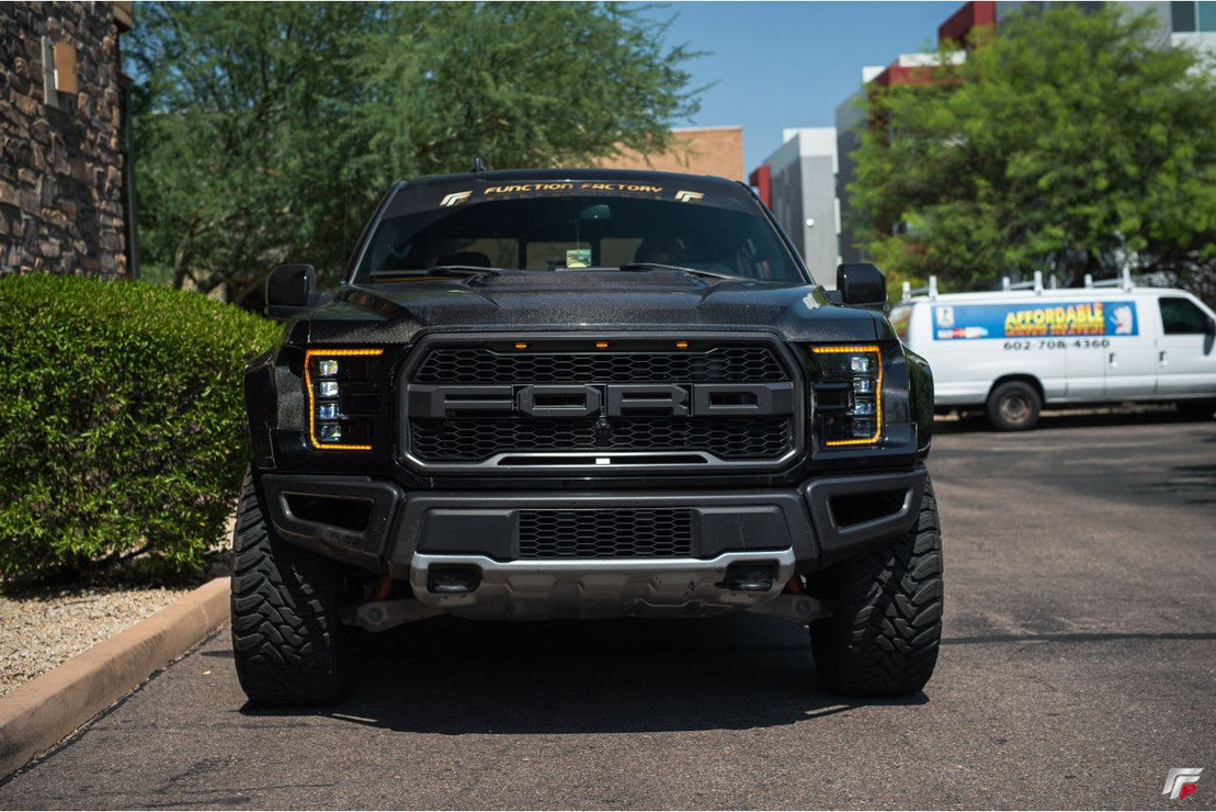 FORD RAPTOR (2016-2021) XB LED Headlights with Amber DRL - High-Performance Off-Road Lighting for Trucks | Perfect for Night Driving & Off-Road Adventures