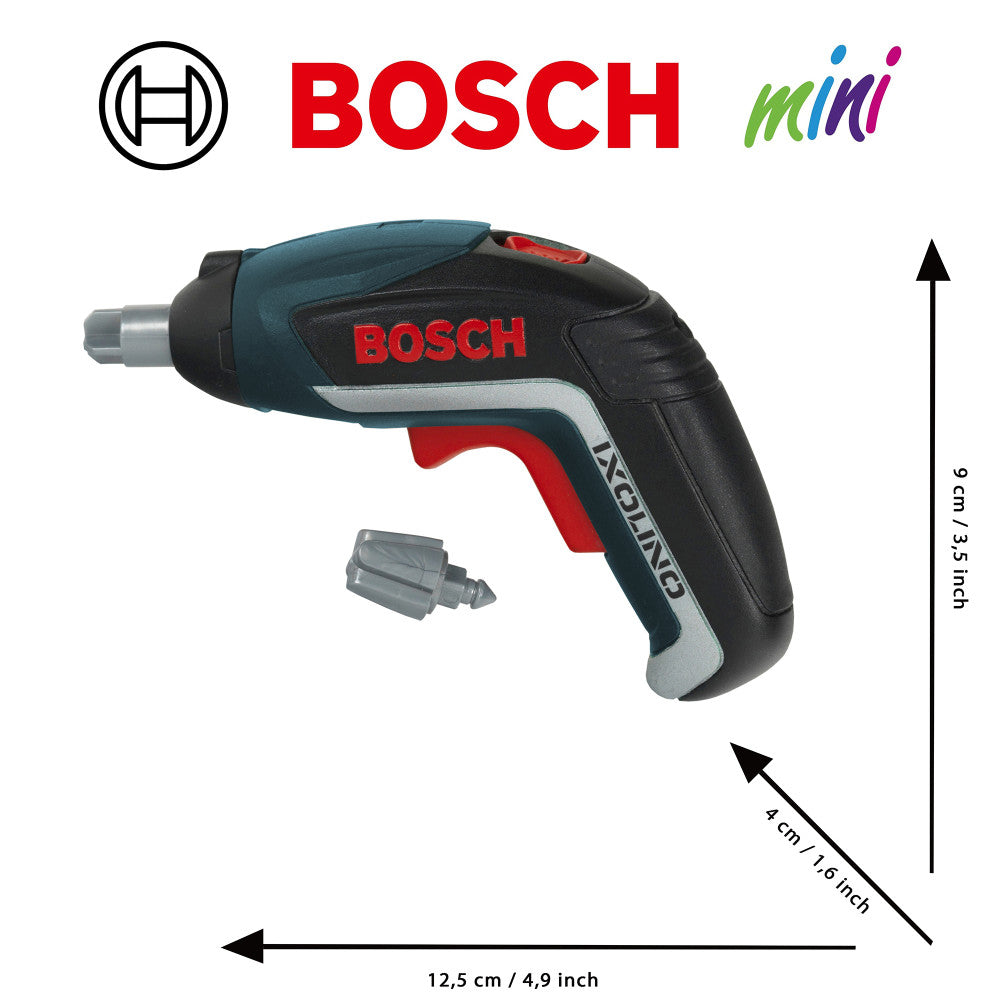 Bosch Mini IXOLINO II Interactive Power Tool Toy Screwdriver with Lights & Sounds - Educational STEM Toy for Kids, Perfect for Pretend Play & DIY Projects