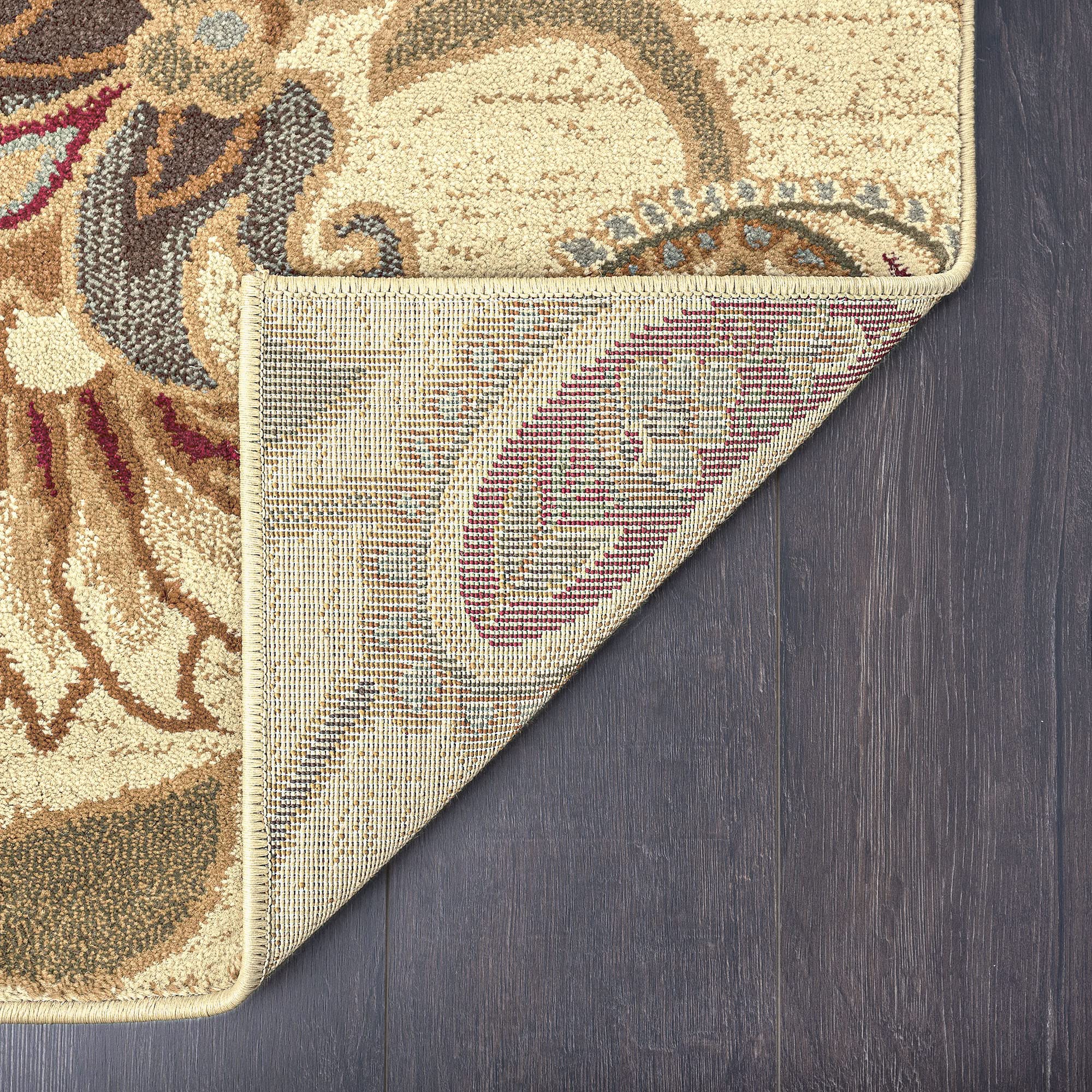 Fairfield Beige Modern 5x7 Area Rug - Soft Contemporary Carpet for Living Room, Bedroom, Dining Room & Entryway - Non-Slip Indoor Floor Mat - Perfect for Home Decor, Apartment & Office Use