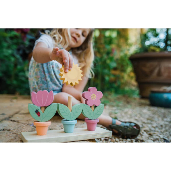 Stackable Flower Pots for Indoor & Outdoor Plants - Modern Decorative Garden Planters for Home, Office & Patio Decor