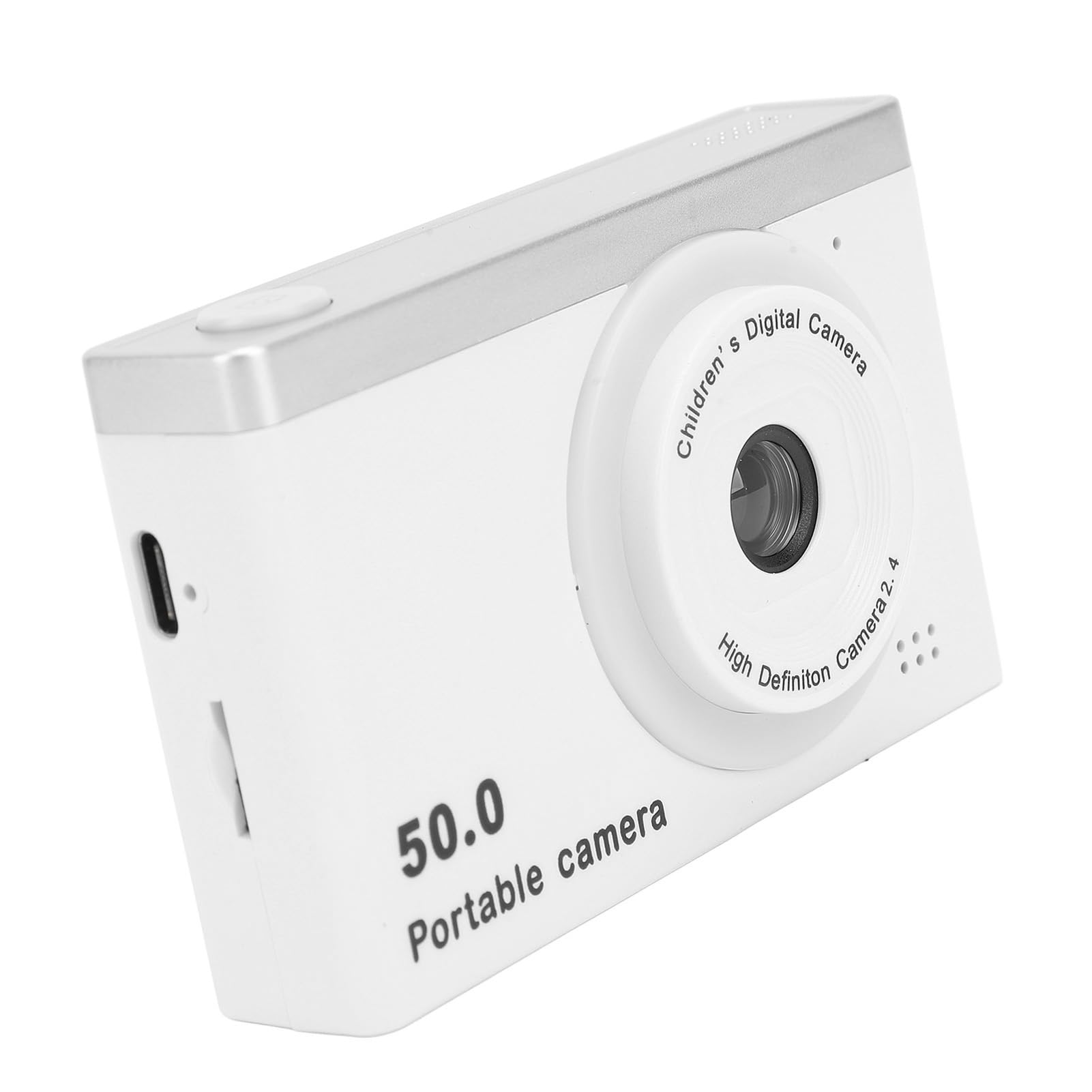 **16MP HD Digital Camera 1080P Video, 8X Zoom Portable Compact Camera with Rear Lens & Filters - Perfect for Travel, Vlogging & Photography (White)**