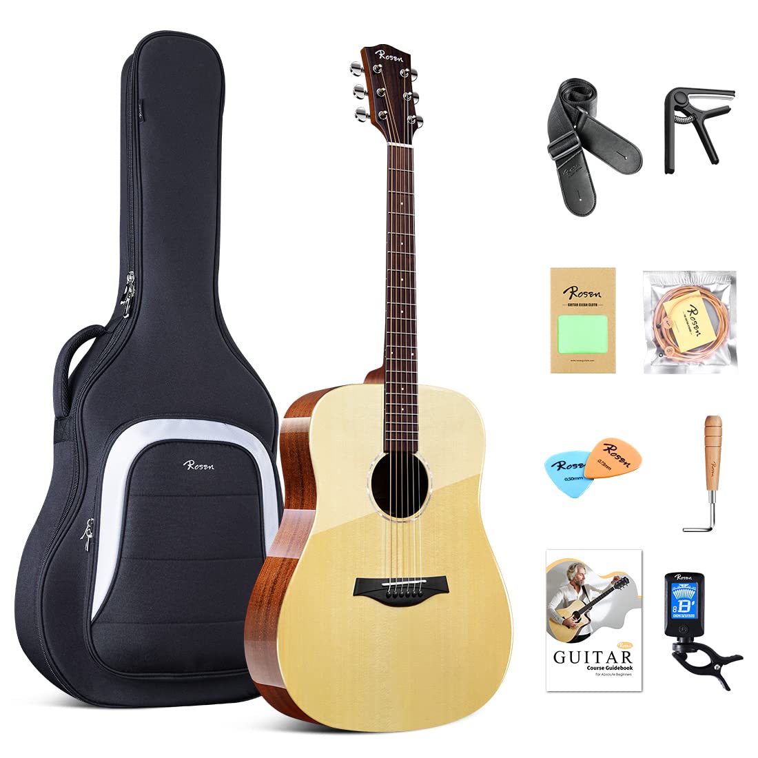 Premium Rosen G31 Dreadnought Acoustic Guitar - 41