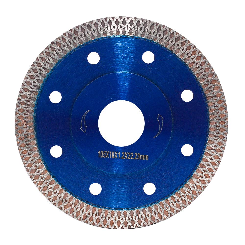 4 Inch Ultra Thin Diamond Tile Blade - Premium Porcelain Saw Blade for Cutting Porcelain, Granite & Marble - Perfect for DIY Home Renovation & Professional Tile Installation (4 Inch)