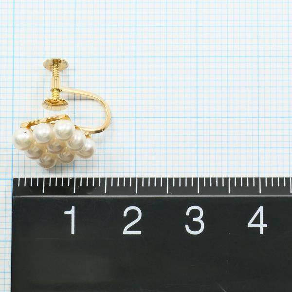 18K Yellow Gold Pearl Earrings for Women - Classic Elegant Stud Earrings with Natural Pearls, Perfect for Weddings, Parties & Gift Giving
