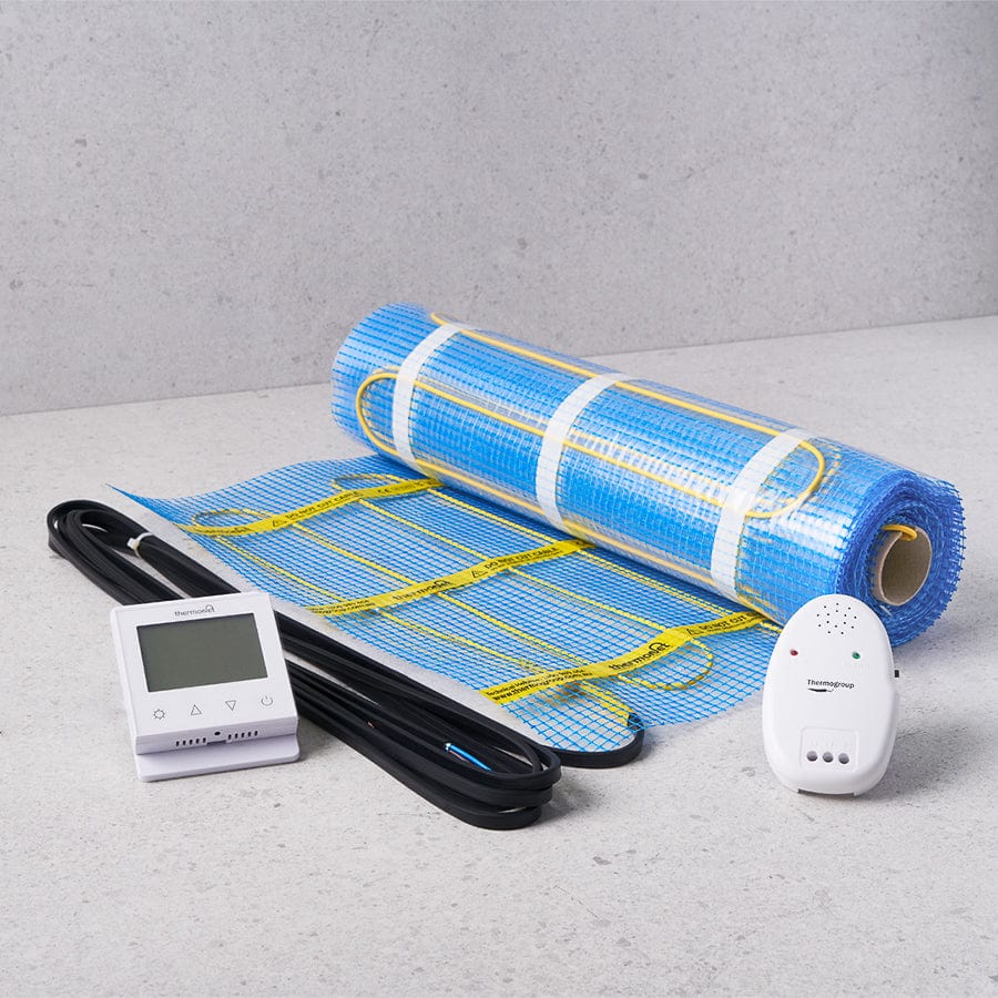 ThermoGroup Electric Underfloor Heating Kit 3.5M - Energy Efficient Floor Warming System for Bathroom, Kitchen & Living Room - Easy DIY Installation Home Heating Solution
