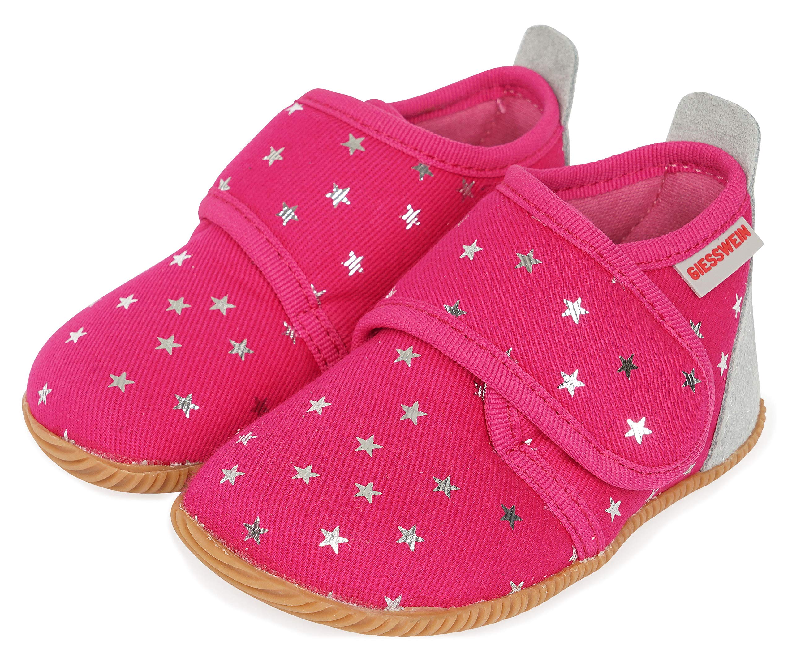 Giesswein Girls' Salsach Hi-Top Slippers - Dark Blue 548, Size 6 UK - Cozy Indoor & Outdoor House Shoes for Kids
