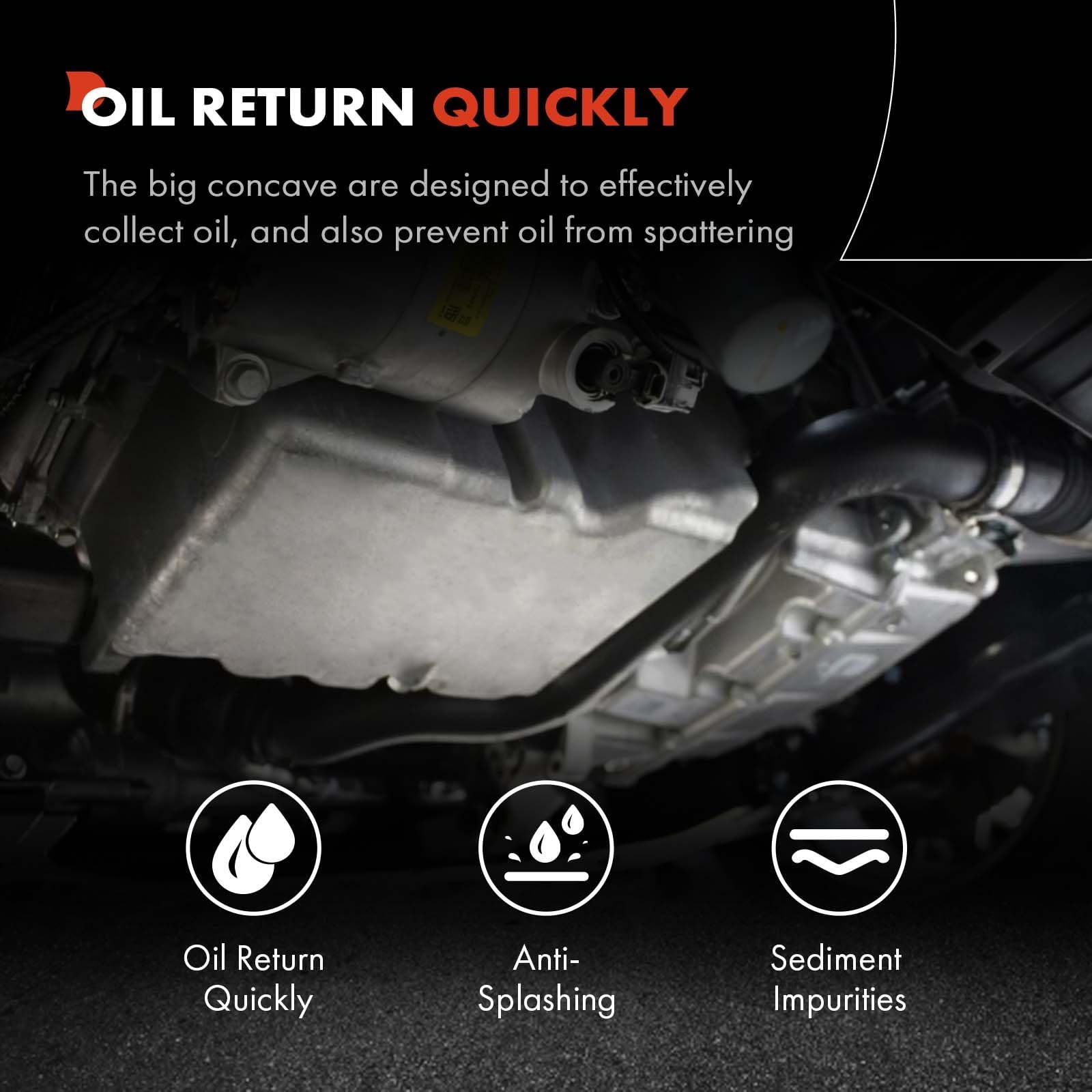 Premium Engine Oil Pan Sump with Drain Plug for 2005-2010 Jeep Grand Cherokee & 2006-2010 Commander 5.7L V8 - Heavy Duty Replacement Part for Off-Roading, Towing & Daily Driving