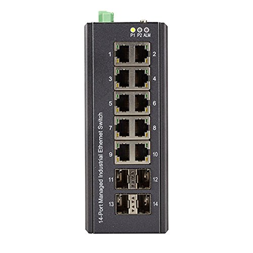 Industrial 5-Port Gigabit Ethernet Switch with Extreme Temperature Resistance - Reliable Network Solution for Harsh Environments, Factories & Outdoor Installations