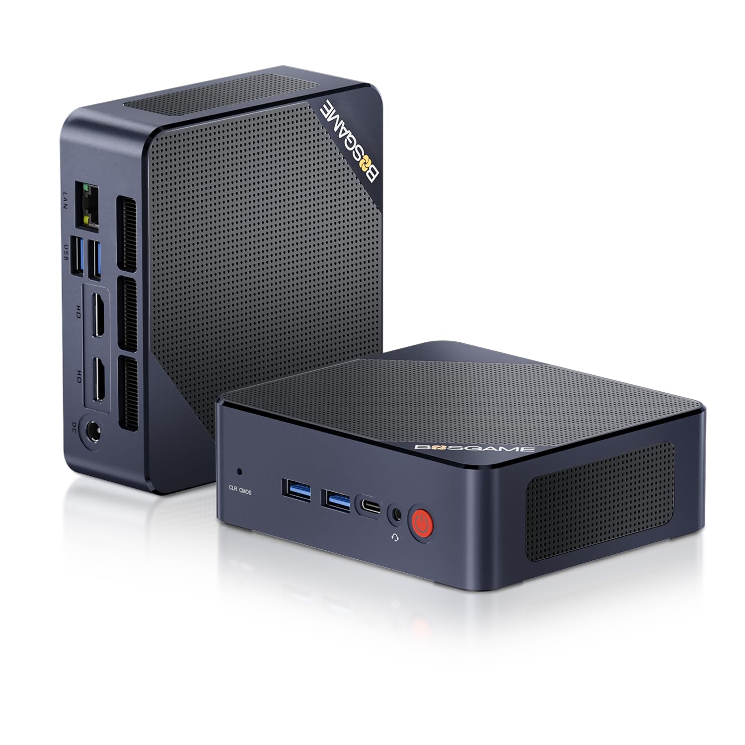 B95 Mini PC Desktop Computer - Intel 12th Gen N95 Processor, 16GB DDR4 RAM, 512GB M.2 SSD, Dual HDMI 4K UHD, USB Type-C, WiFi 5 & Bluetooth 5.0 - Compact Home & Office Desktop for Streaming, Gaming, Video Editing & Productivity Work