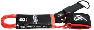 Premium 8-Foot Red Dog Leash - Strong Durable Nylon for Everyday Walking, Running & Training - Best for Large & Medium Dogs - Perfect for Parks, Hikes & Outdoor Adventures
