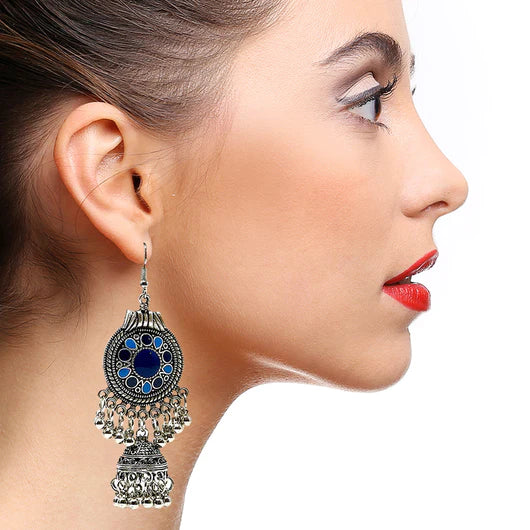Vintage Afghan Ethnic Bell Tassel Drop Earrings - Handmade Tribal Jewelry for Women (E876) | Perfect for Boho, Festival, and Ethnic Fashion Outfits