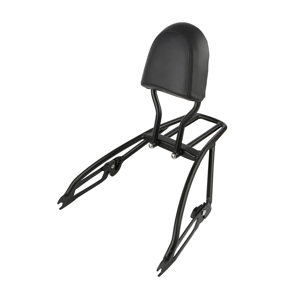 SLMOTO Sissy Bar Luggage Rack Backrest for Harley Davidson Street 500 XG500 & Street 750 XG750 (2015-2019) - Heavy Duty Motorcycle Passenger Back Support with Storage - Perfect for Long Rides, Touring & Road Trips