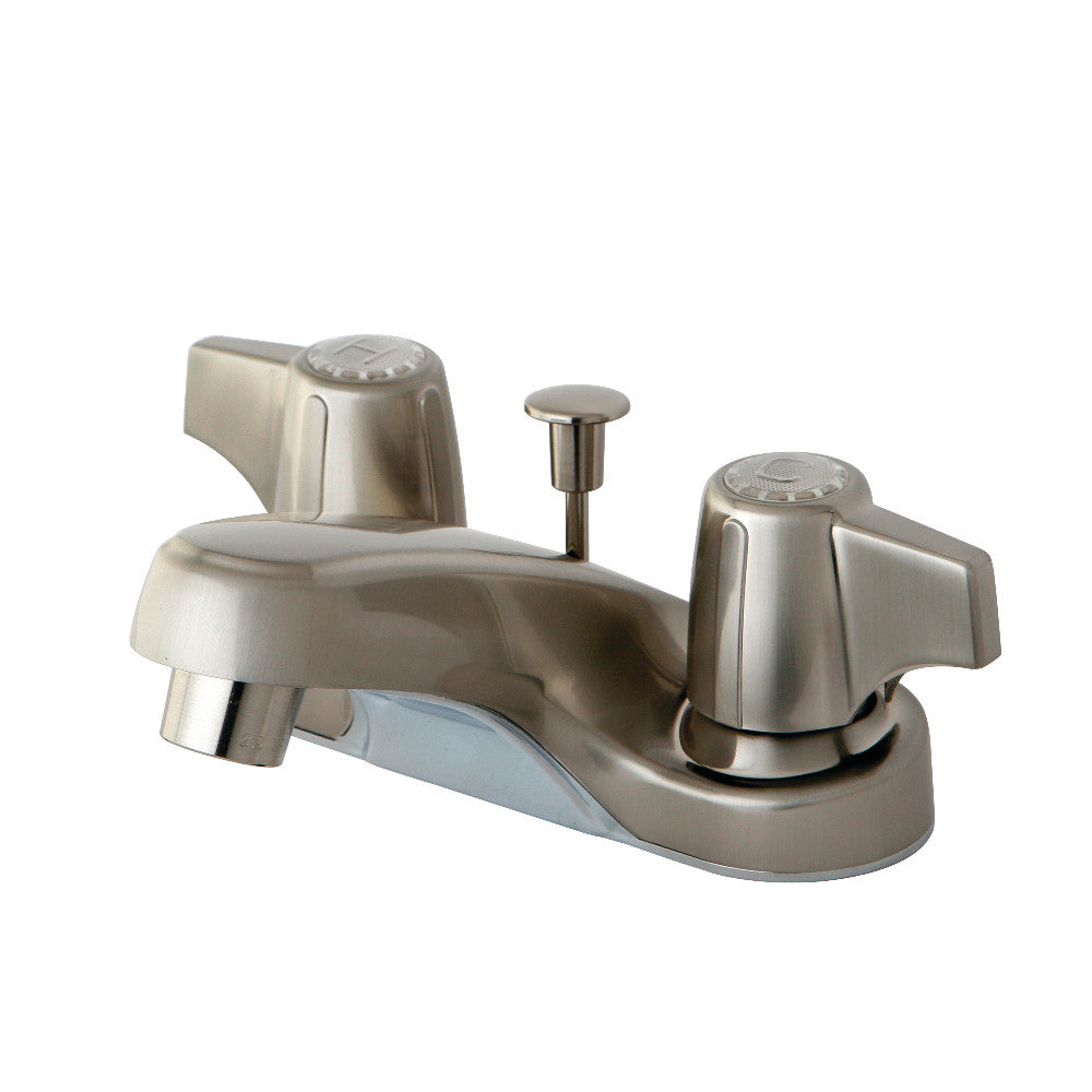 Kingston Brass KB160SN 4-Inch Centerset Bathroom Faucet - Chrome Finish for Sink Vanity, Perfect for Modern Bathroom Renovation & Home Upgrade