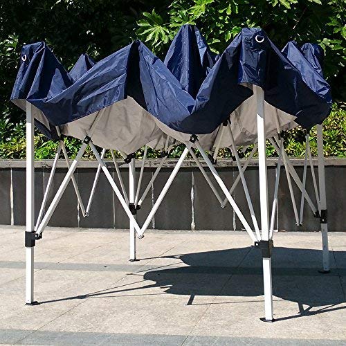 10' x 10' Pop Up Canopy Tent - Portable Instant Folding Gazebo with Carrying Bag for Outdoor Parties, Beach, Camping & Backyard Events | UV Protection Sun Shelter for Picnics, BBQ & Tailgating