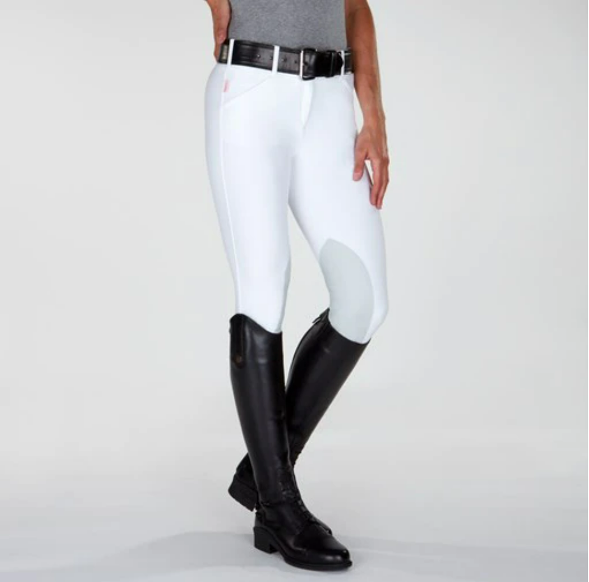 The Tailored Sportsman Low Rise Breech for Girls - Comfortable Equestrian Riding Pants for Horseback Riding & Show Jumping