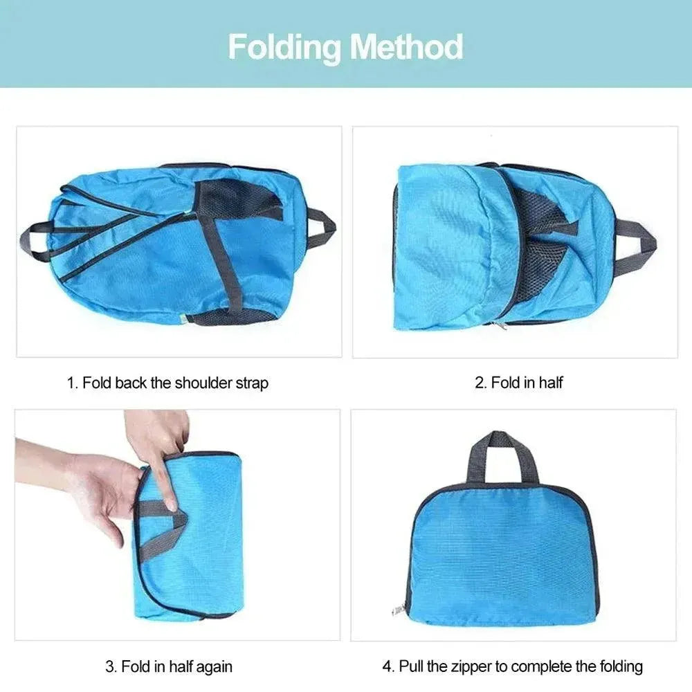 20L Lightweight Foldable Travel Backpack for Hiking, Camping & Airplane Carry-On | Water-Resistant Daypack for Outdoor Adventures