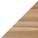 White Frame/Natural Walnut Top