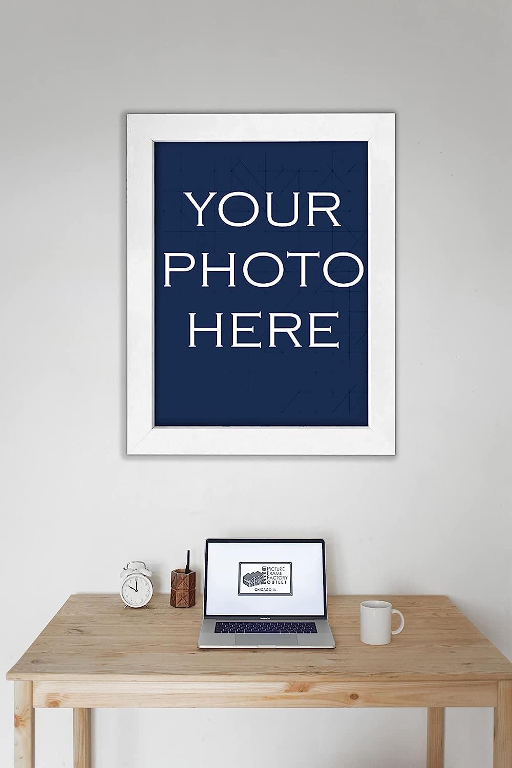 12x16 White Picture Frame with 1.25