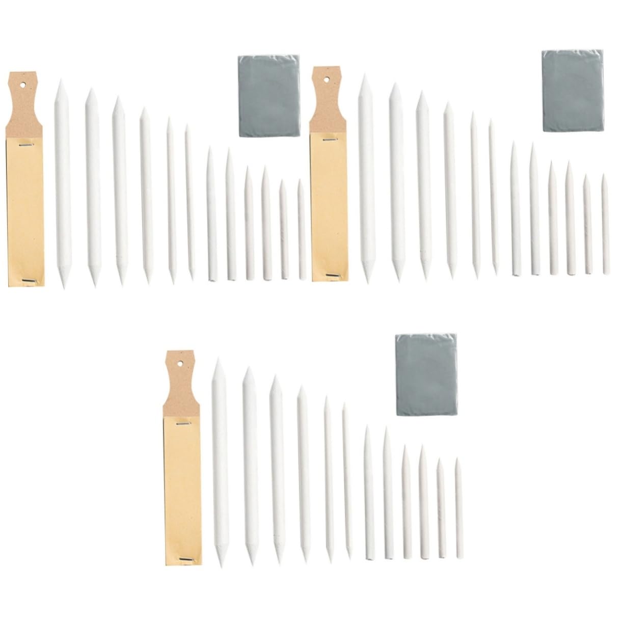 Cabilock 3-Piece Sketching Kit - Pencils, Blenders & Paper for Artists