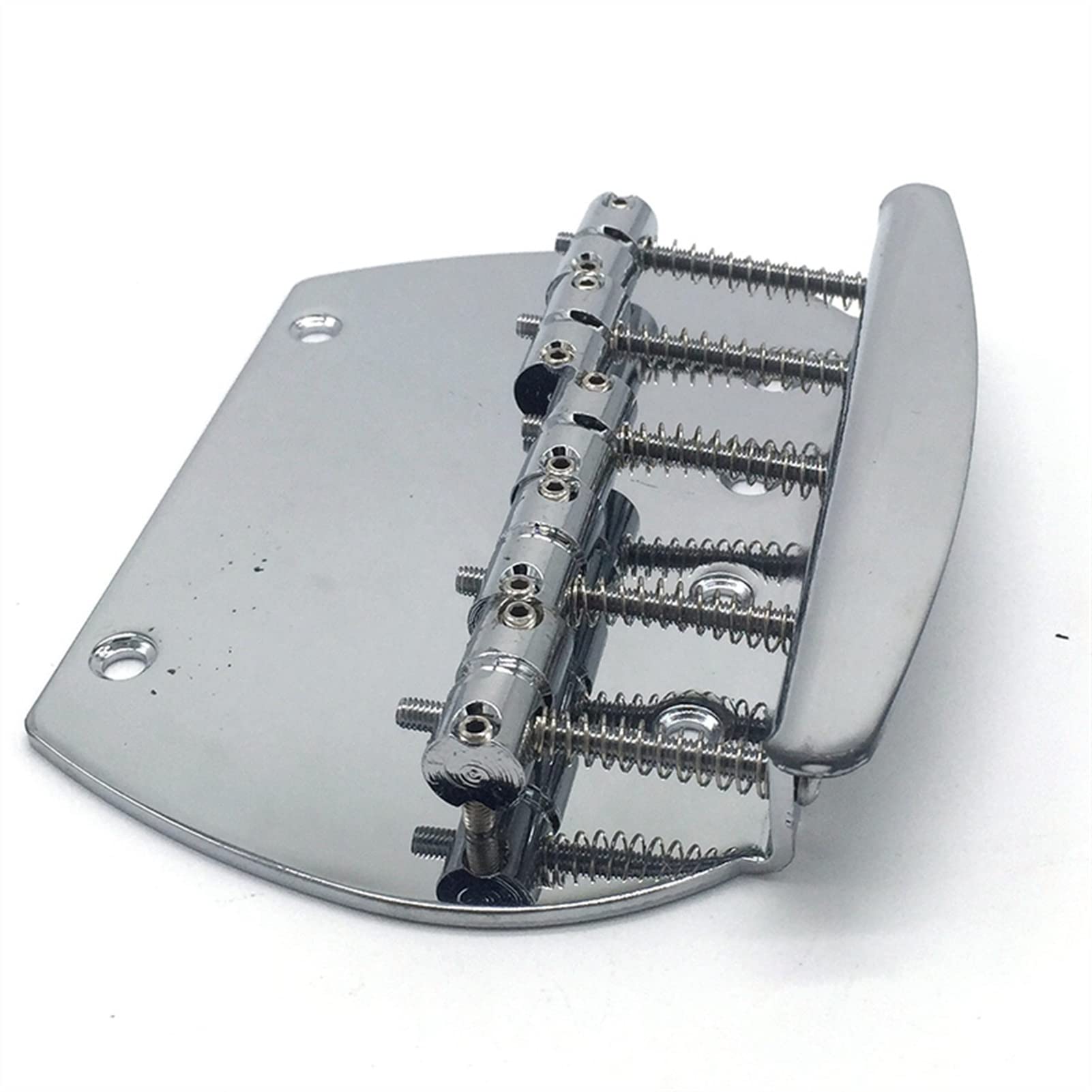 5 Strings Semi-Circular Guitar Bass Bridge - Fixed Tailpiece Saddle for Electric Guitar Parts | Perfect for DIY Guitar Repair & Replacement