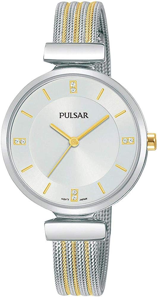 PULSAR Fitness Watch with Heart Rate Monitor, Step Counter & Sleep Tracker - Waterproof Smartwatch for Men & Women - Perfect for Running, Gym & Daily Activity Tracking