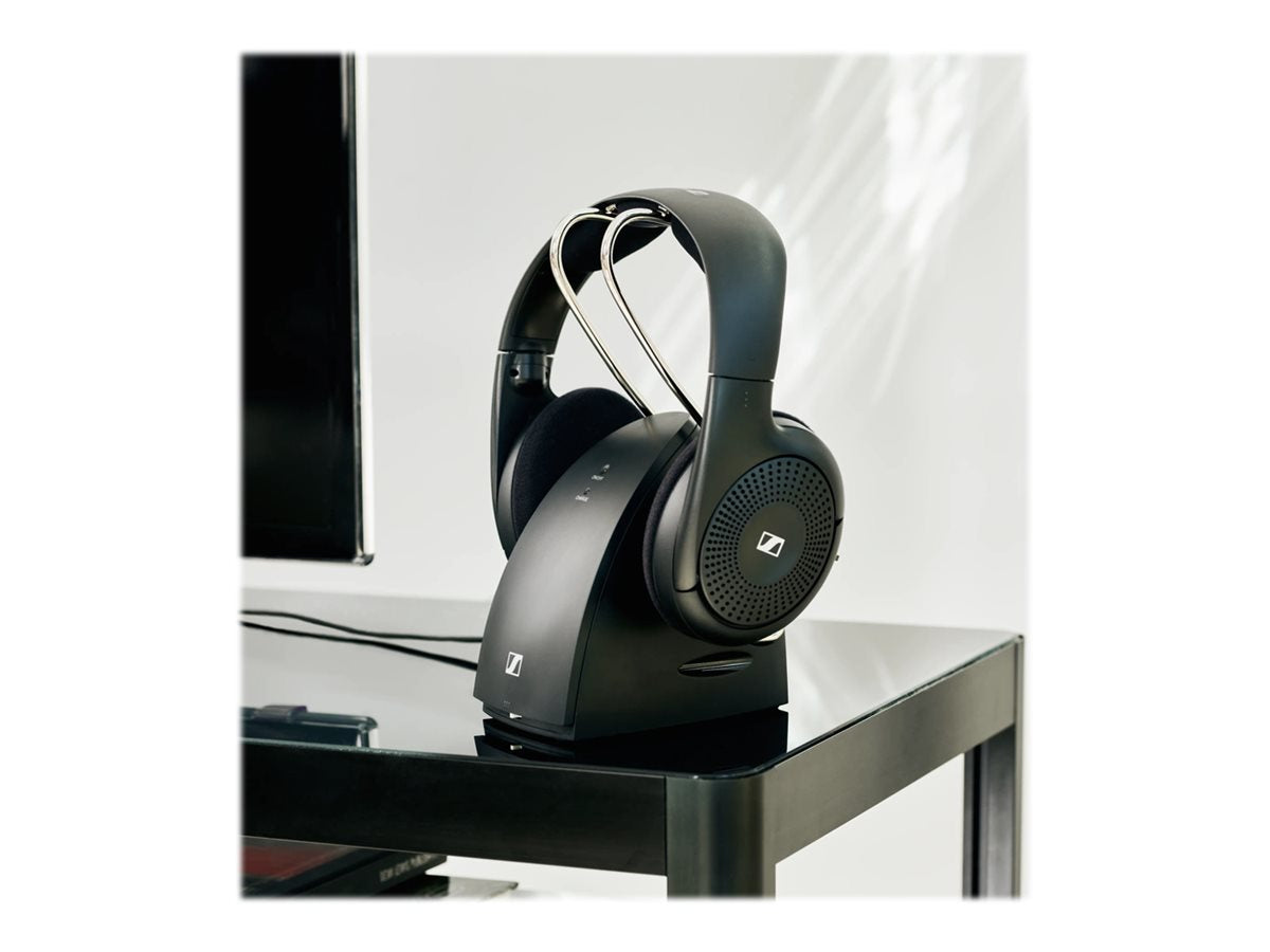 Sennheiser RS 120 Wireless On-Ear Headphones with Charging Dock - Premium Sound for Home Entertainment, Gaming & TV Watching