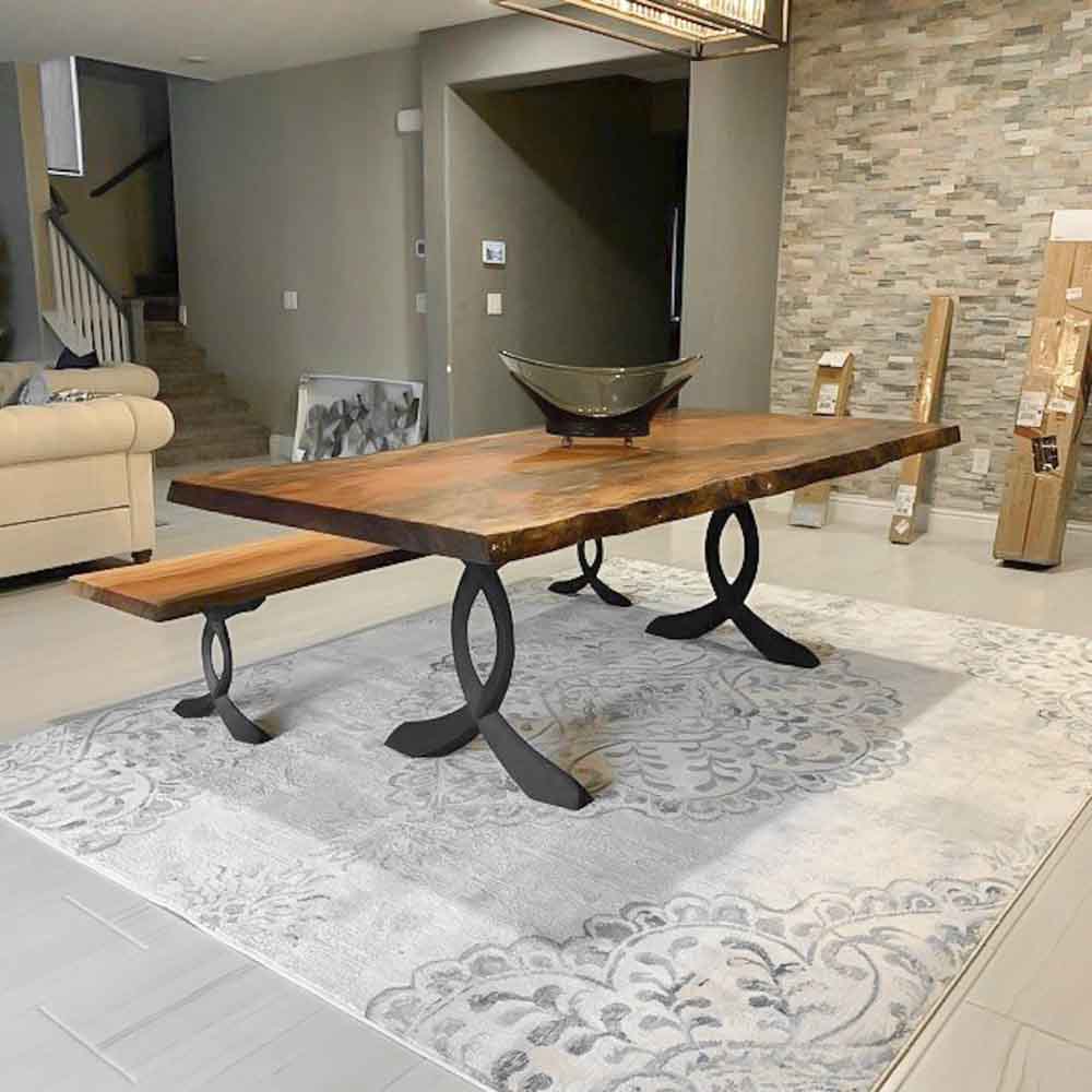 423 Curva 28H Table Legs - Heavy Duty Dining Furniture Legs for Kitchen Tables, Restaurant Tables & Home Decor