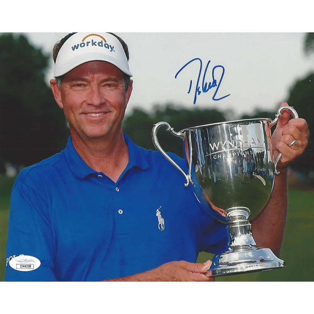 Davis Love III Autographed 8x10 Golf Photo with JSA COA - PGA Tour Champion Signed Memorabilia - Perfect for Golf Collectors, Man Cave Decor & Sports Fan Gifts