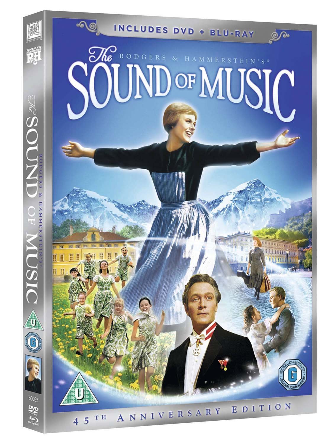 The Sound of Music 45th Anniversary Edition Blu-ray - Classic Musical Film, Julie Andrews, Family Movie Night, Perfect Gift for Music Lovers