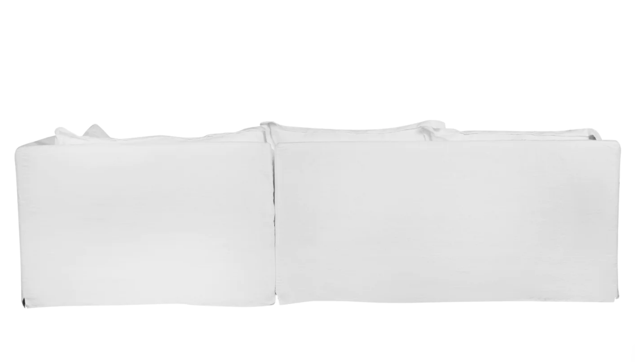 St. Lucia 3-Piece Slipcovered Sectional Sofa with Reversible Armrests (RAF) - Perfect for Living Room, Family Room & Home Theater Comfort