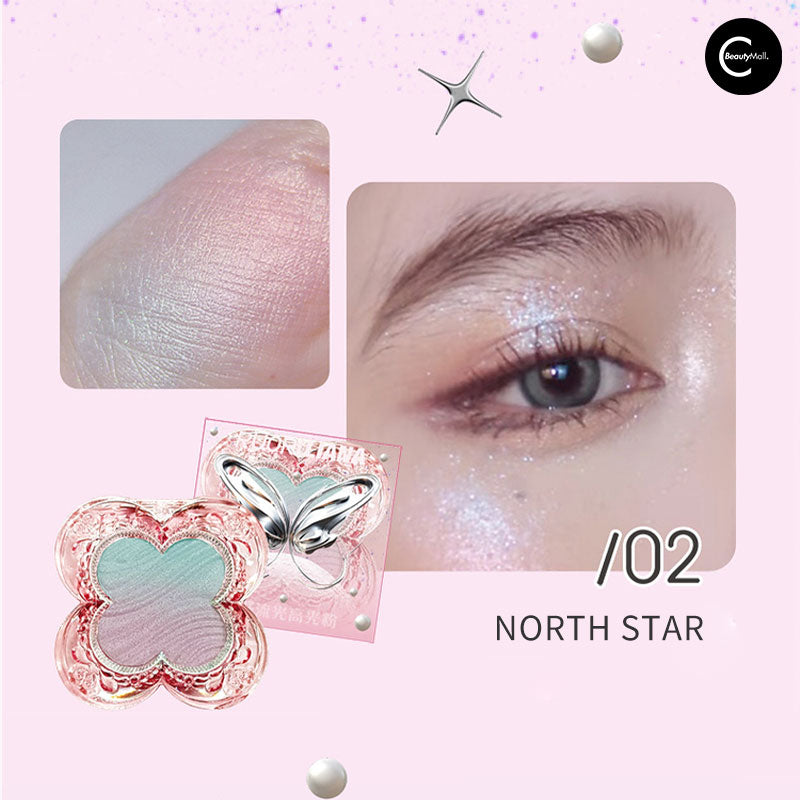 SANFU Ruori Liana Starlight Highlighter - Glow Makeup for Face & Body, Vegan & Cruelty-Free - Perfect for Night Out, Festival & Photo Shoots