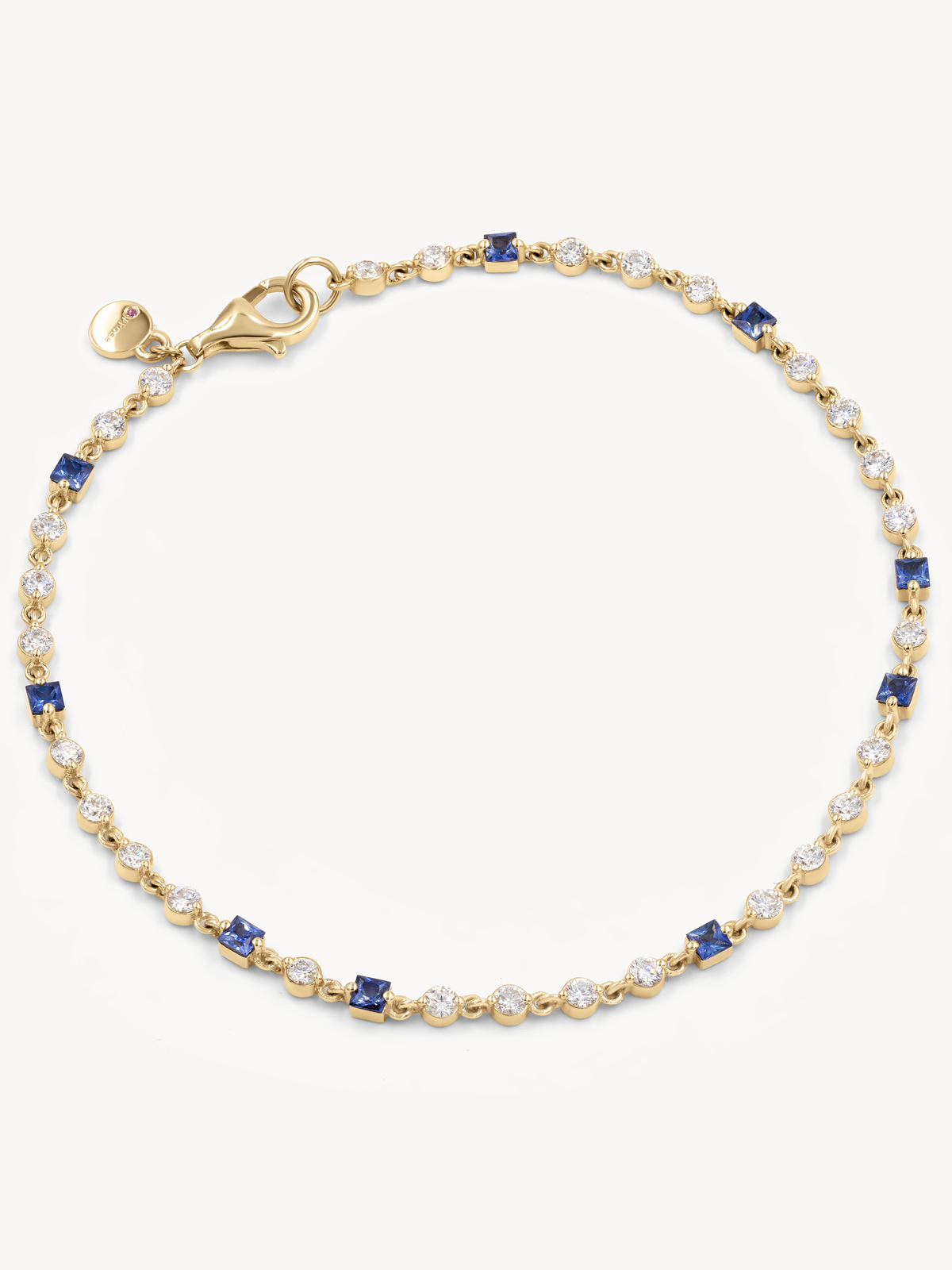 Elegant Wrapped in Sapphires and Diamonds Bracelet for Women - Perfect for Weddings, Anniversaries & Special Occasions