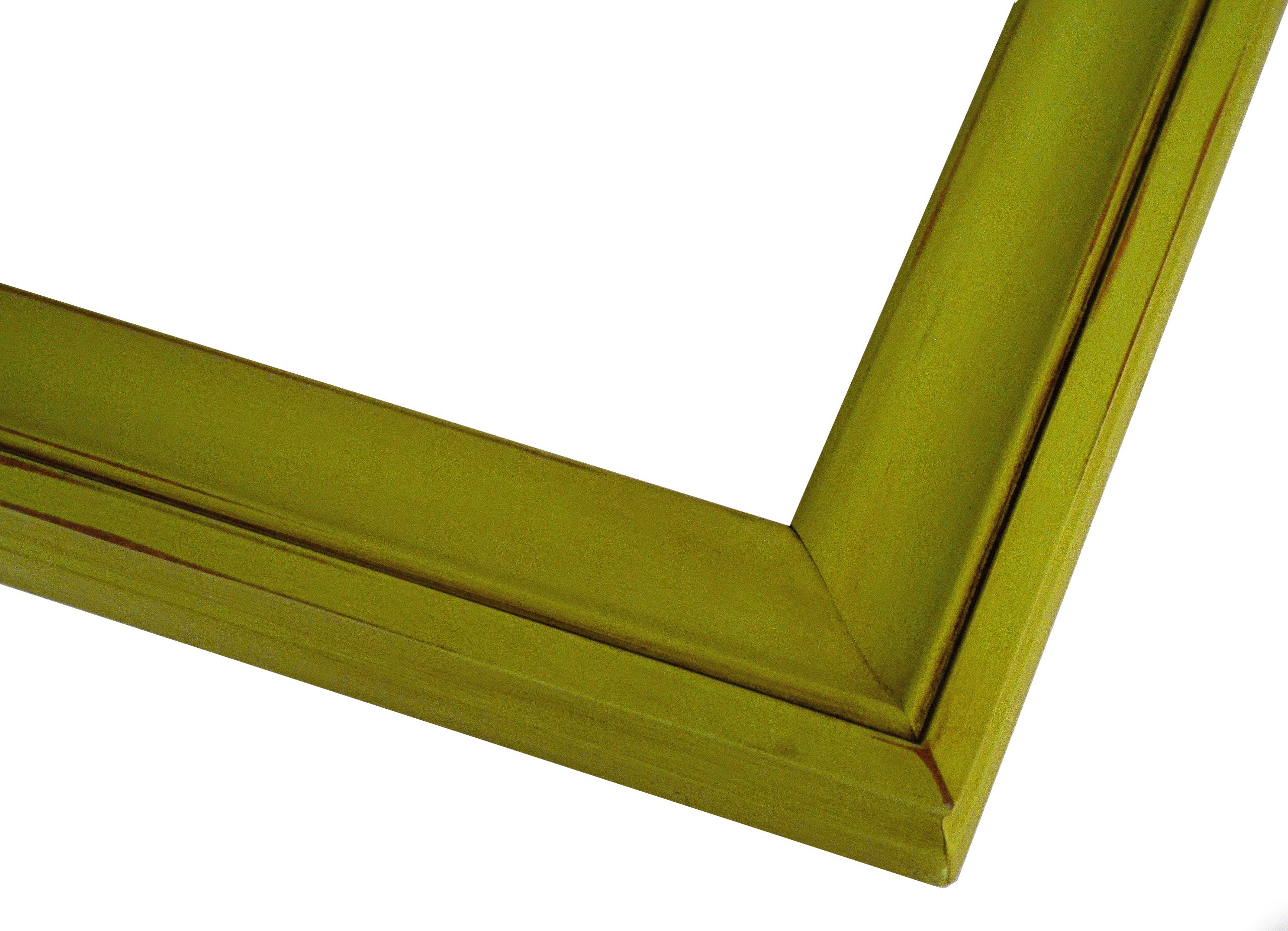 Antique Glazed Solid Wood Picture Frame 8x10 Inch - Pear Green Finish with Glass & Hanging Hardware - Perfect for Wall Decor, Photo Displays & Home Gallery Arrangements