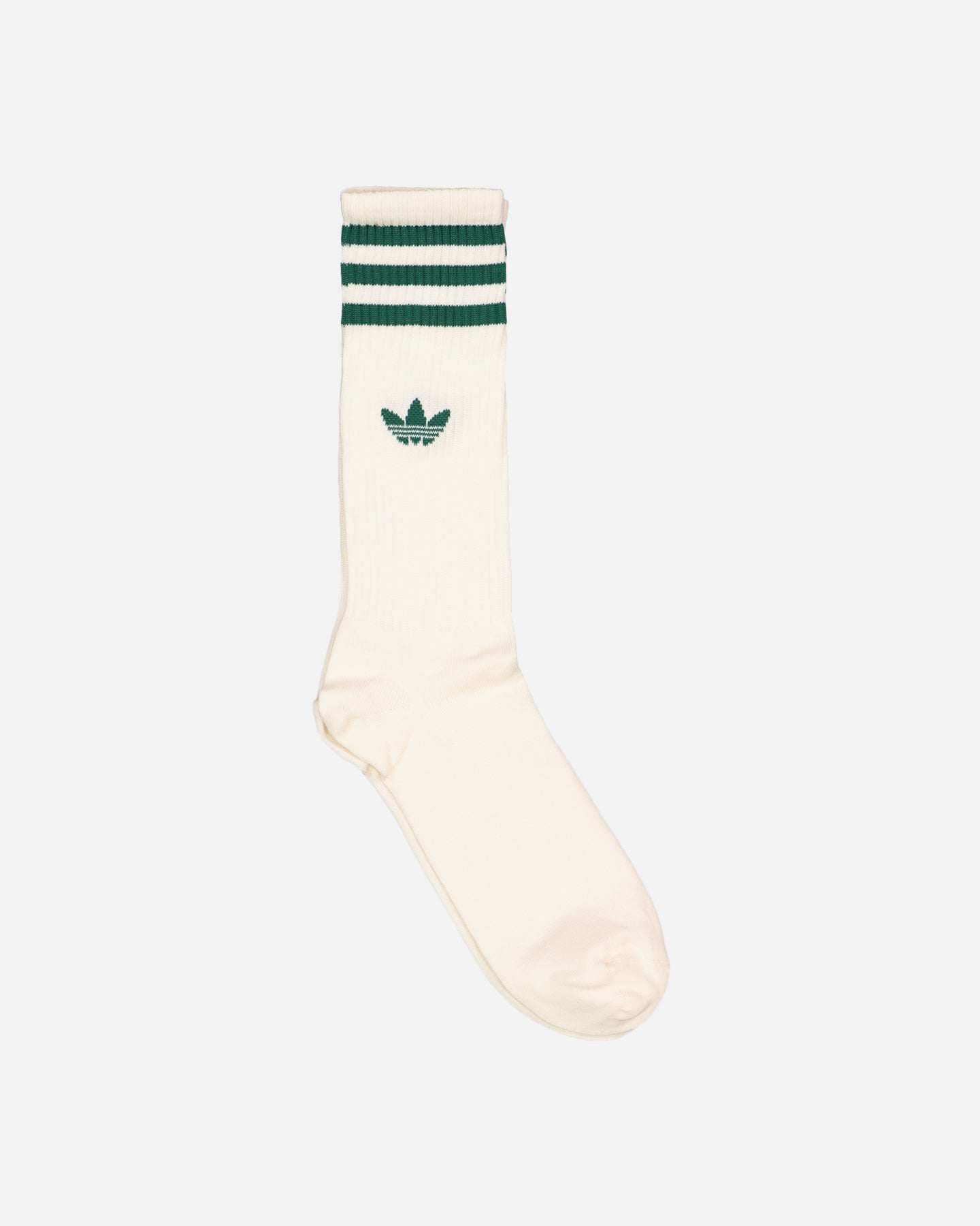 Adidas Solid Crew Socks 3-Pack (White/Shadow Brown/Wonder White) - Comfortable Athletic Socks for Men & Women - Perfect for Running, Gym & Everyday Wear