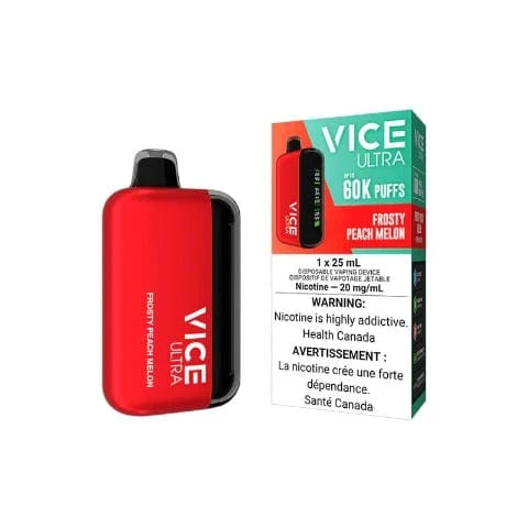 VICE ULTRA 60K Disposable Vape - 60000 Puffs | 25mL E-Liquid | Long-Lasting Flavor | Compact & Portable | Perfect for Travel, Parties, and On-the-Go Vaping (Manitoba)