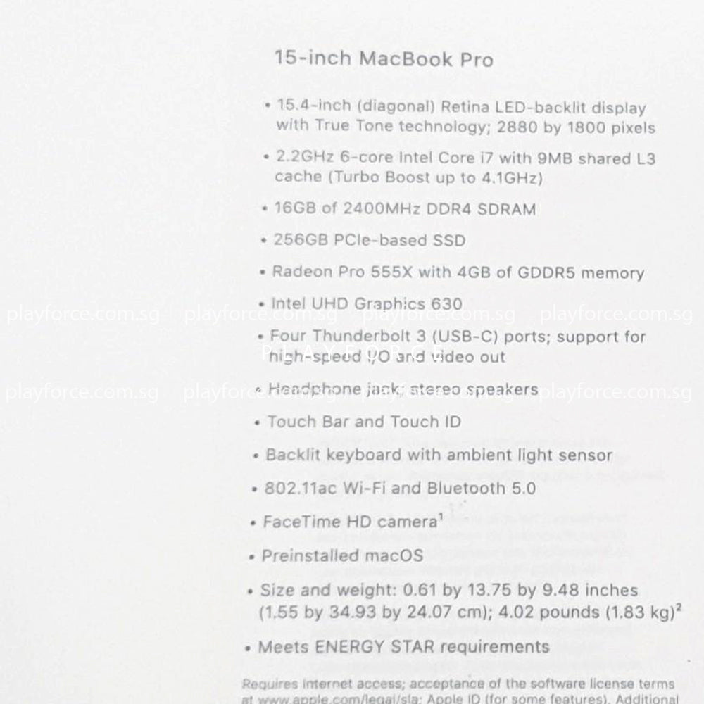 Apple MacBook Pro 15-inch 2018 Model (2.6GHz 6-Core i7, 16GB RAM, 256GB SSD) - Space Gray - Brand New Laptop for Professionals & Students - Perfect for Graphic Design, Video Editing & Programming