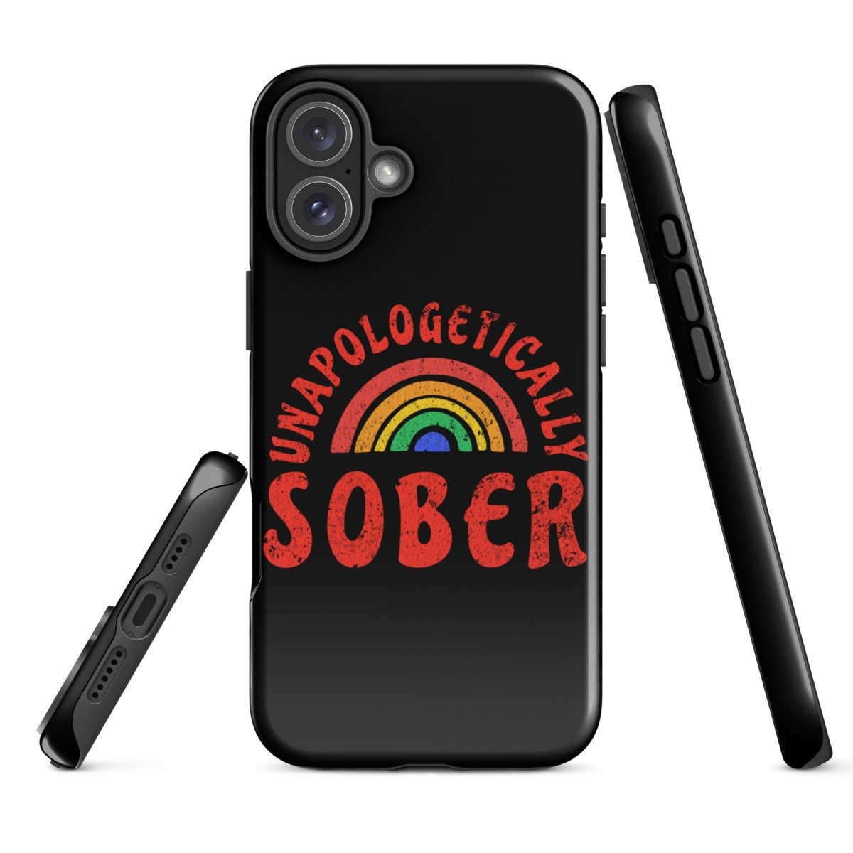 Rainbow iPhone Case - Colorful Protective Cover for iPhone 12/13/14/15 - Shatterproof & Stylish Design - Perfect for Pride Events, LGBTQ+ Support & Everyday Use