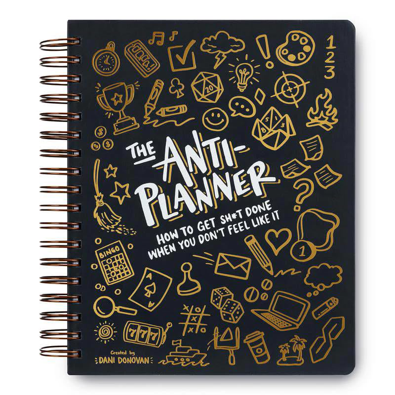 The Anti-Planner: Undated Creative Planner for Adults - Productivity & Organization Tool with Fun Daily Tasks | Perfect for Work, School, Home & Gift Giving