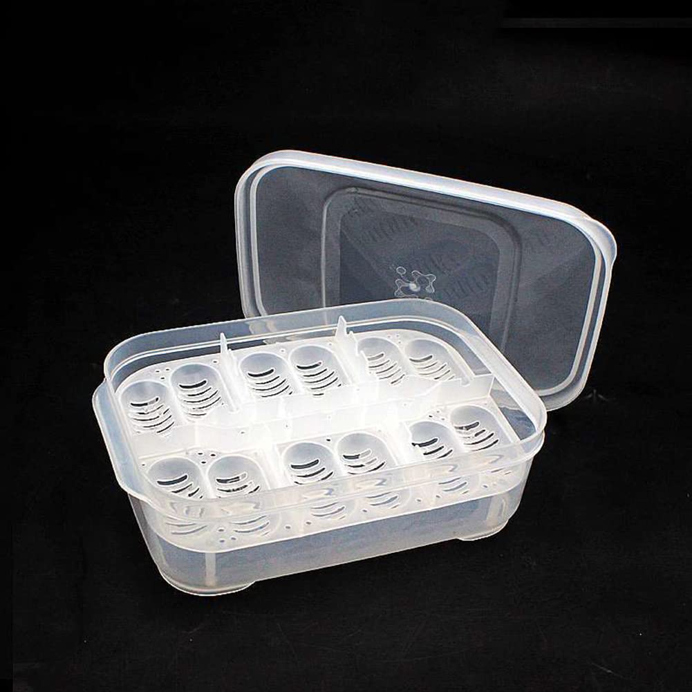 12 Grid Reptile Egg Incubator Tray - Perfect for Breeding Snakes & Lizards