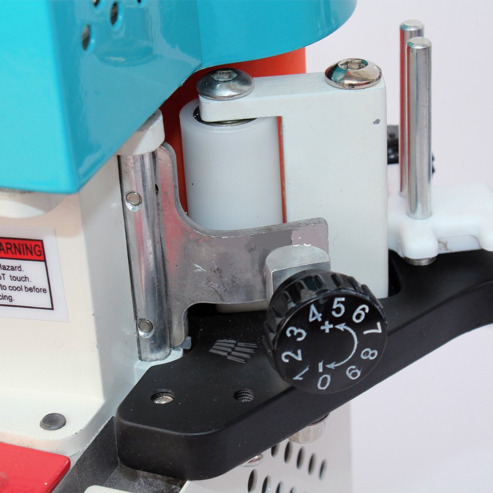 CGOLDENWALL JBT90 PVC Portable Edge Bander - Wood Edge Banding Machine with Adjustable Speed 0-5M/min - Perfect for DIY Furniture, Cabinets & Home Improvement Projects
