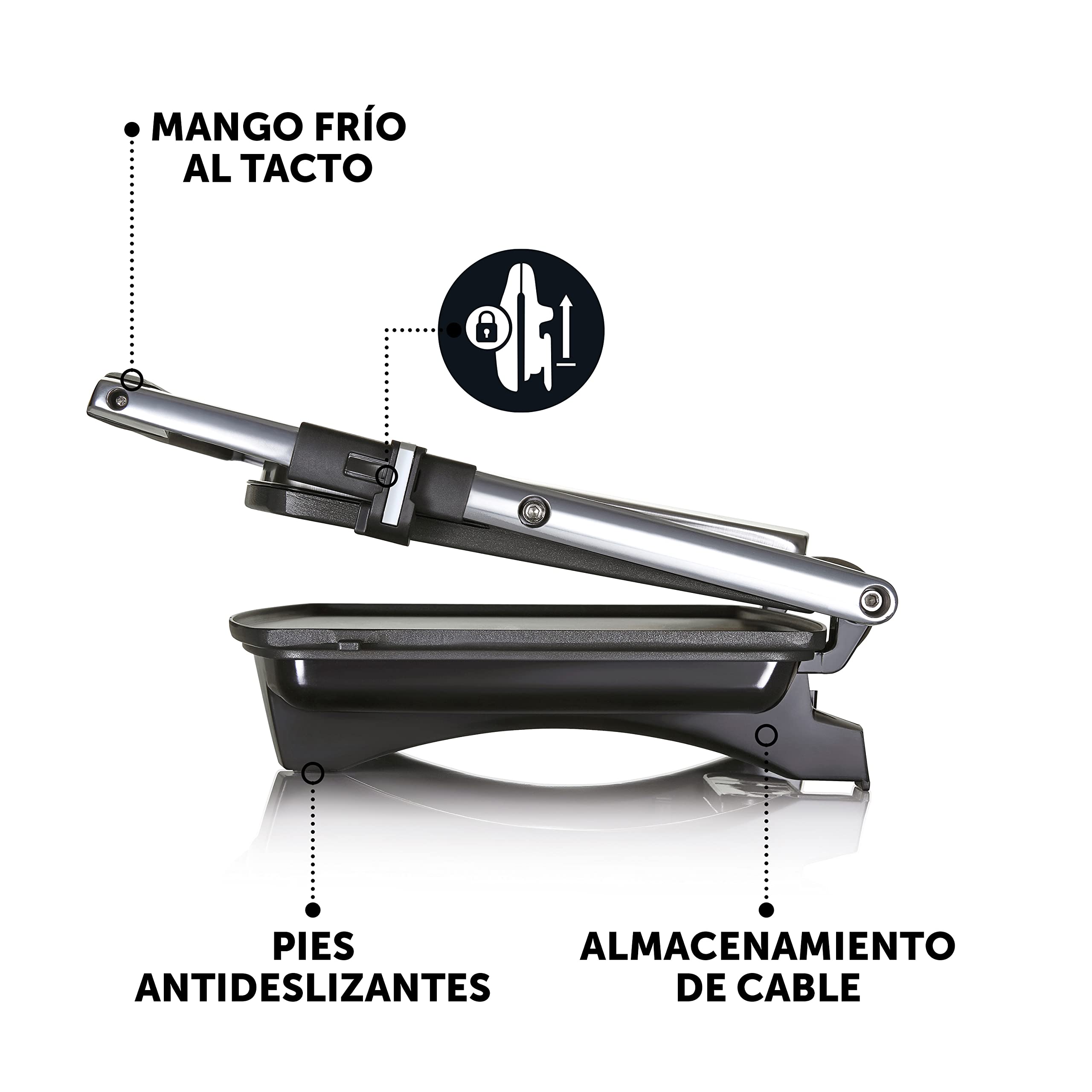Breville 4-Slice Sandwich Maker & Panini Press | Stainless Steel Toaster | Perfect for Grilled Cheese, Paninis & Toasties [VST026X] | Ideal for Breakfast, Lunch & Quick Snacks at Home or Office
