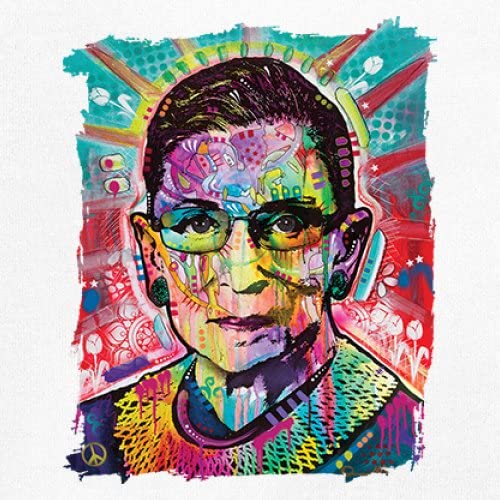Dean Russo RBG Crewneck Sweatshirt - Ruth Bader Ginsburg Pop Culture Tribute - Supreme Court Justice Apparel for Women & Men - Perfect for Political Events & Feminist Gifts