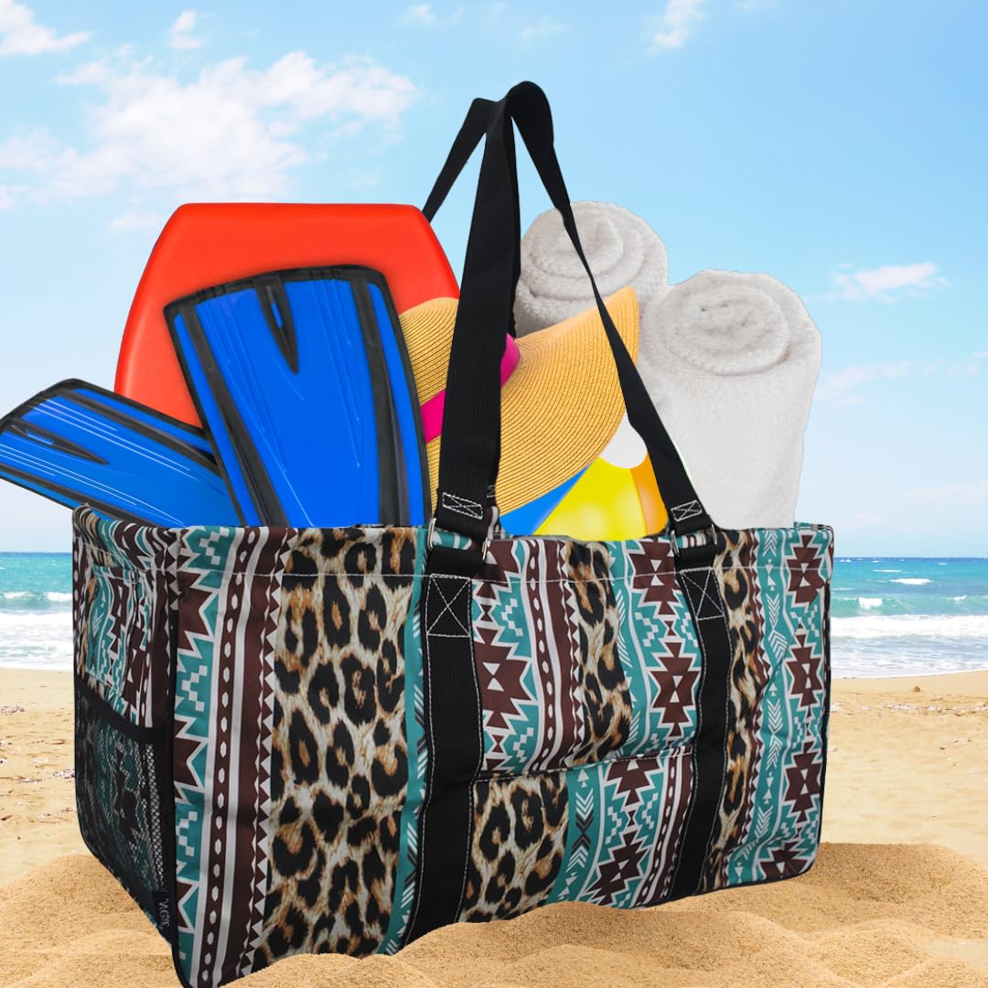 NGIL Extra Large Reusable Tote Bag - Groceries, Picnic & Beach Essentials