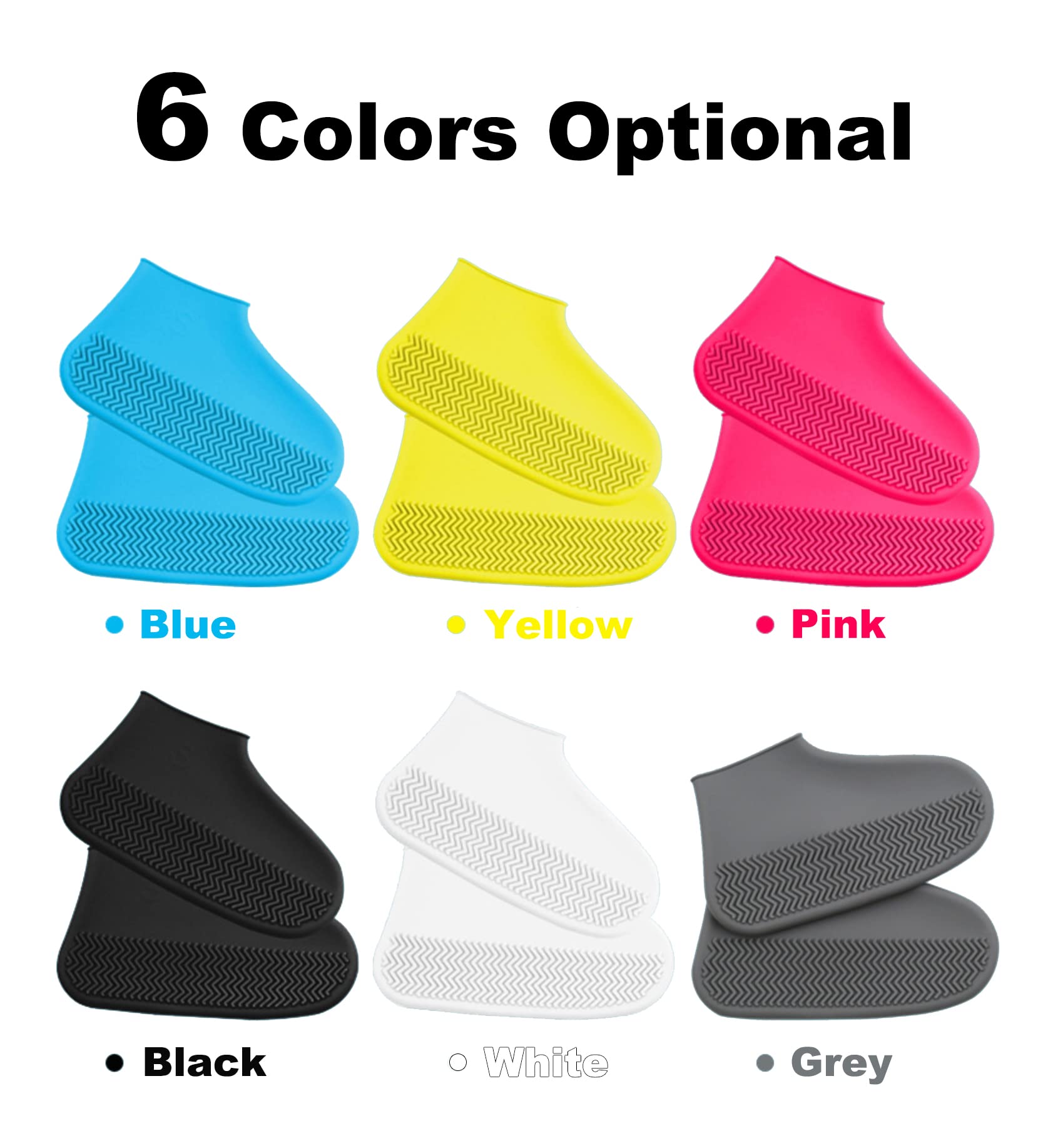 Waterproof Reusable Silicone Shoe Covers for Women - Pink Small Size - Perfect for Outdoor Activities, Hiking, Gardening & Rainy Days