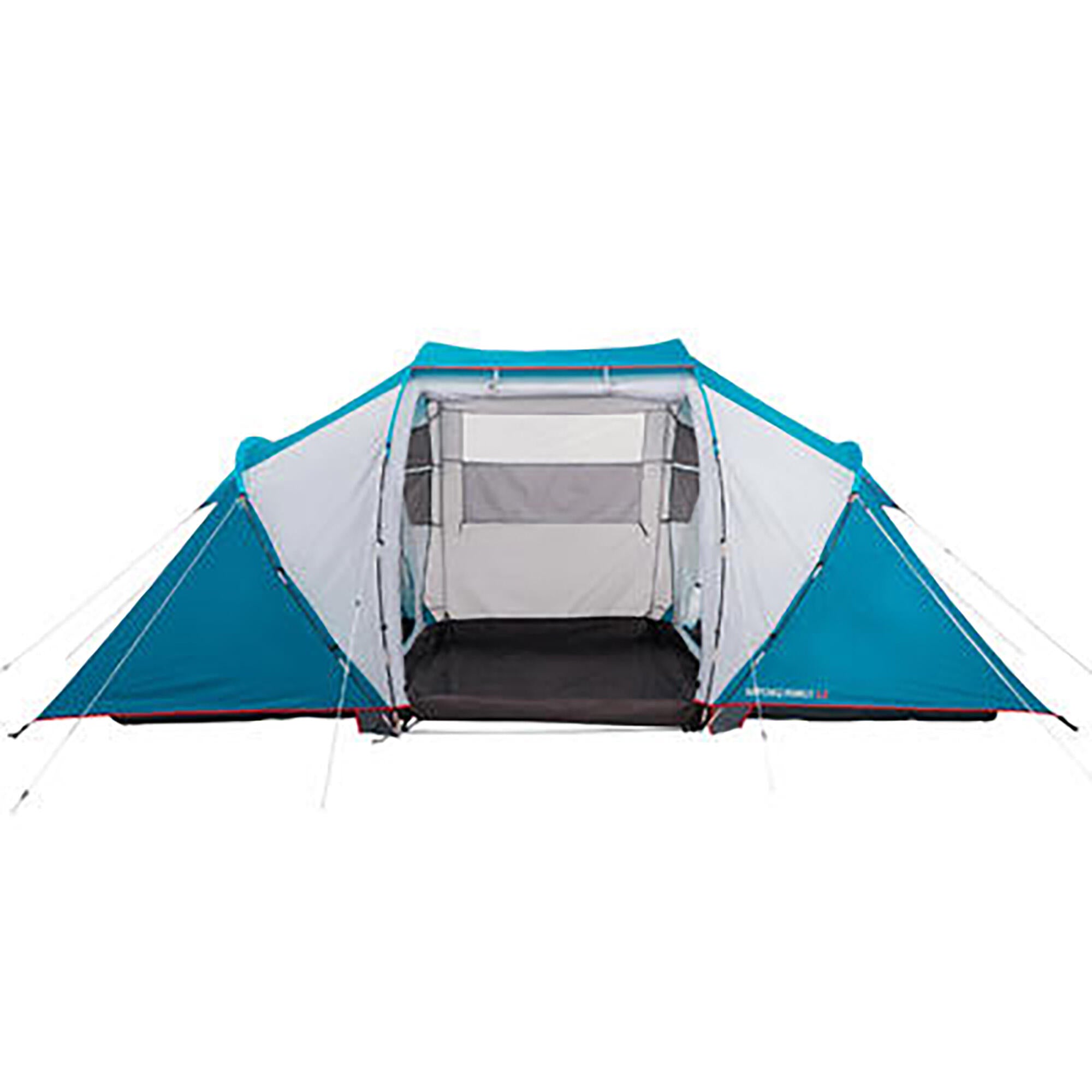Quechua 4 Person 2 Room Family Camping Tent - Waterproof Lightweight for Outdoor Adventures, Hiking & Backpacking - Factory Seconds