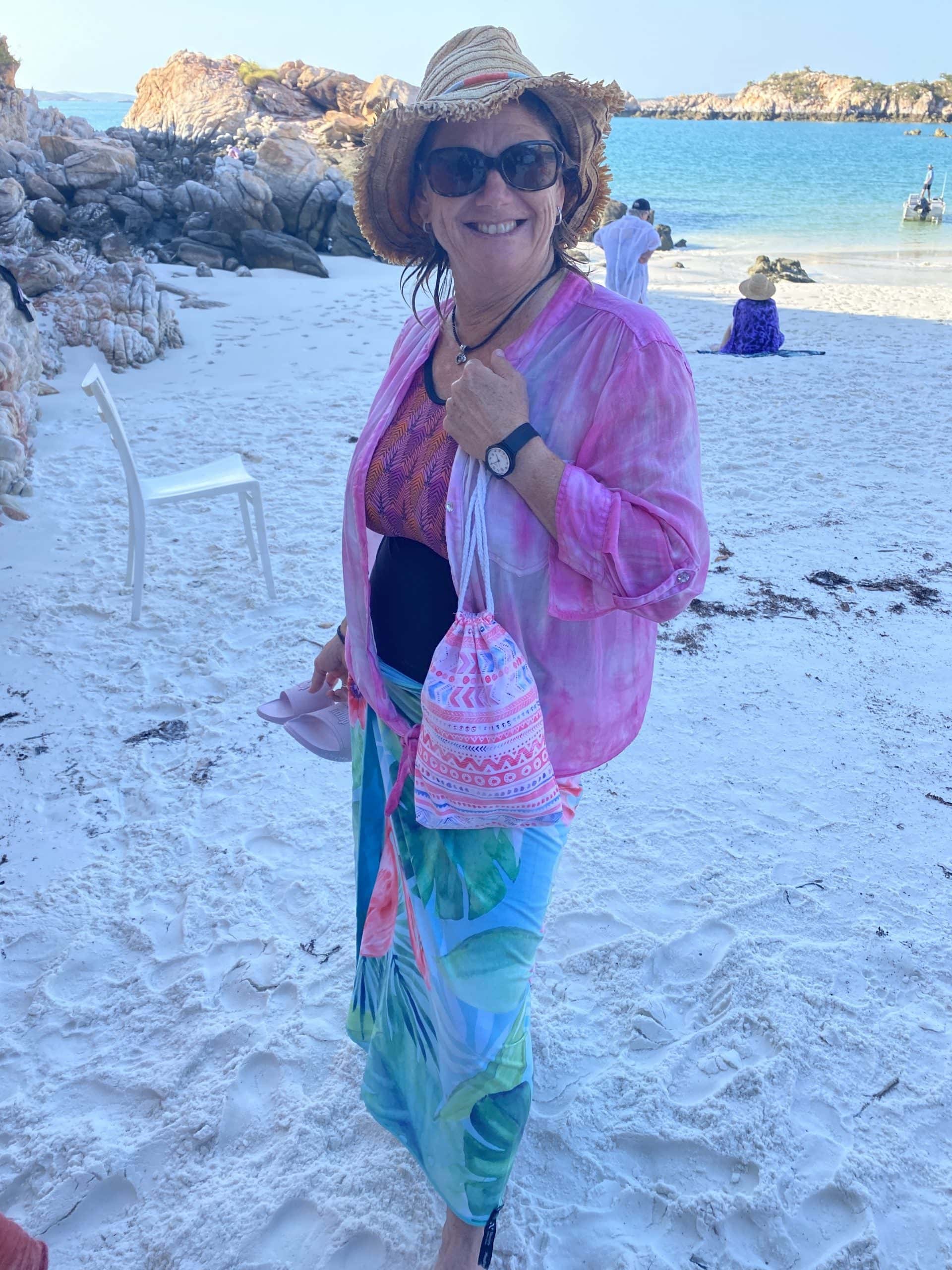 Pink Sands Sand-Free Carry Bag - Lightweight Beach Tote for Sand-Free Storage - Perfect for Beach Trips, Poolside, and Travel Accessories